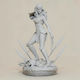 Unpainted 3D Figur Wonder Woman Warrior 1 6 3D Bemalung Diy Geschenk Farben 20 Cm 1:8