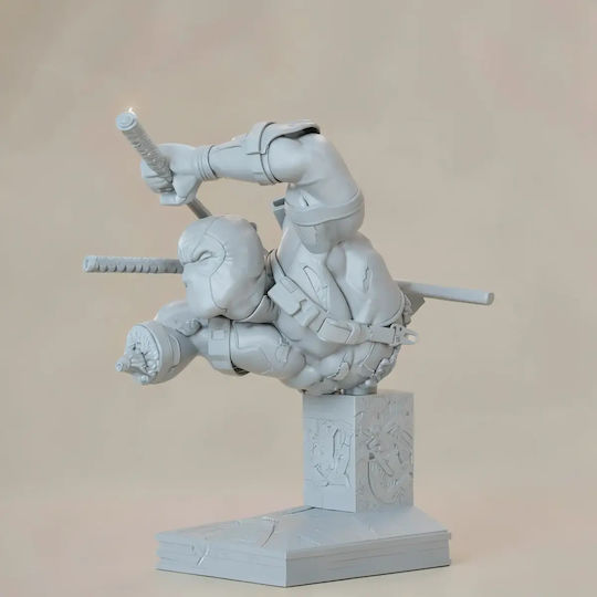 Unpainted 3D Figure Deadpool In Battle Bust Painting DIY Gift Colors 15.2 Cm 1:12