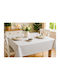 NufJoy Fleckabweisendes Tischtuch Set Blossom 140x180cm