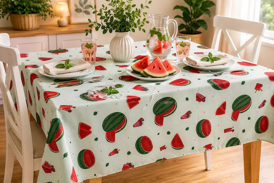 Покривка за маса Устойчив на петна Подредба Watermelon 120x160см