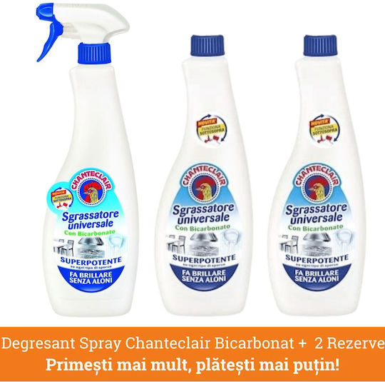 Chante Clair Καθαριστικό Spray για Λίπη 3τμχ