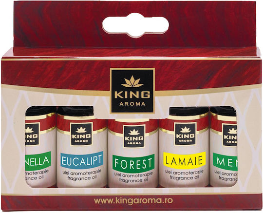 Geschenkset 5 Aromatische Öle Duftöl Frische Reine Energie King Aroma