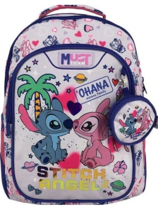 Must Team Ученическа Раница Основно Stitch Angel Ohana