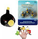 Păpuși degetar din pluș negre din cauciuc Constructor Angry Birds 90704+888015