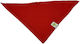 Bykay Bandana aus 100% Baumwolle Rote