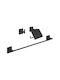 Grohe Set de accesorii de baie montat pe perete metalic negru