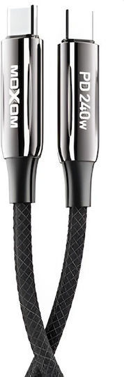 Moxom Cable USB-C Male - USB-C 240W PD Black 1.8m 15225
