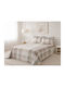 Silk Fashion Super-Double Bed Sheet Set With 2 Pillowcases With Rubber Hugger 160x200+35cm Cotton (3 Pieces)