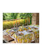 Tessitura Toscana Telerie Τραπεζομάντηλο Λινό Tablecloth Zagara Κίτρινο 170x170εκ.