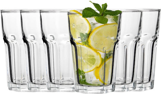 Sidirela Cityglass Luxor Set Glass Water Glasses 360ml 6 Pieces Sidirela Cityglass Luxor Set Glass Water Glasses 360ml 6 Pieces