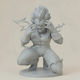 Небоядисана 3D Фигура Majin Vegeta Injury V2 3D Боядисване DIY Подарък Цветове 30 См 1:6