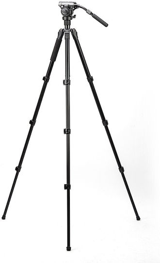 Fotopro S5i Video-Stativ Hydraulischer Kopf Schwarz-Grau