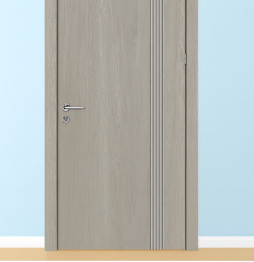 Εσωτερική Πόρτα Ct-105-s1 Embossed Oak Gray 2100×730mm Lock 3