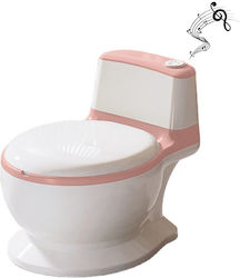 Kidizi Töpfchen Toilette mit Geräuschen & Deckel Rosa
