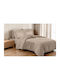 Linea Home Duvet Cover Double 220x260 Mocha