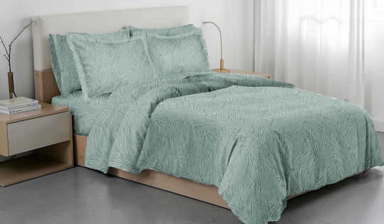 Linea Home Duvet Cover Double 220x240 Petrol Blue