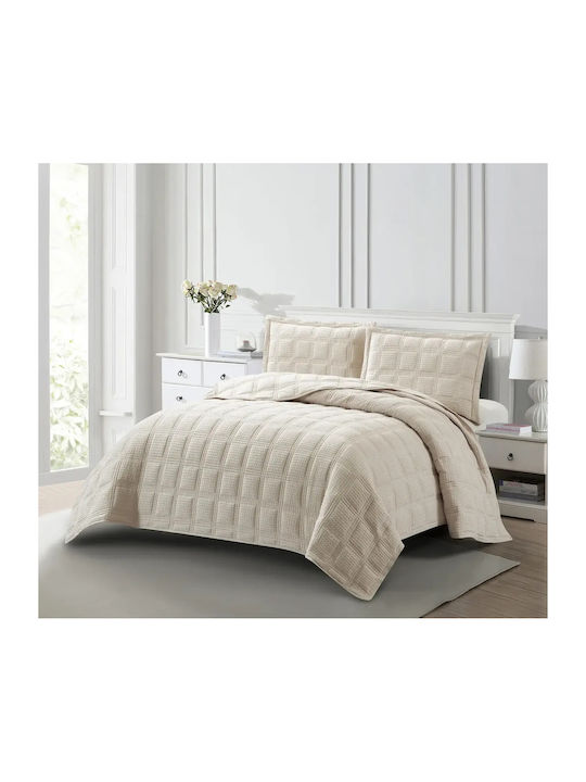 Liolios Home Toscana Σετ Κουβερλί Ημίδιπλο Beig...