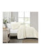Liolios Home Glenda Coverlet Set Single Cream 170x240cm 2 Pieces