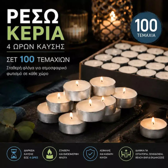 Tealights Candles 100 Pieces