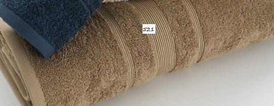 Vesta Home Πετσέτα Σώματος 80x150εκ. Olive Βάρους 550gr/m²