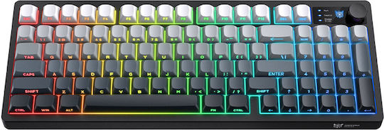 Onikuma MT902 Ασύρματο Gaming Πληκτρολόγιο με RGB φωτισμό (Αγγλικό US) Gradient