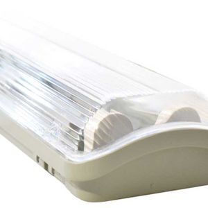 Hermetic Fixture 120 + 2 X Led Fluorescent Tubes Set