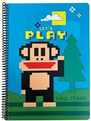 Paul Frank Σπιράλ Τετράδιο Ριγέ Α4 Let's Play Paul Frank Σπιράλ Τετράδιο Ριγέ Α4 Let's Play