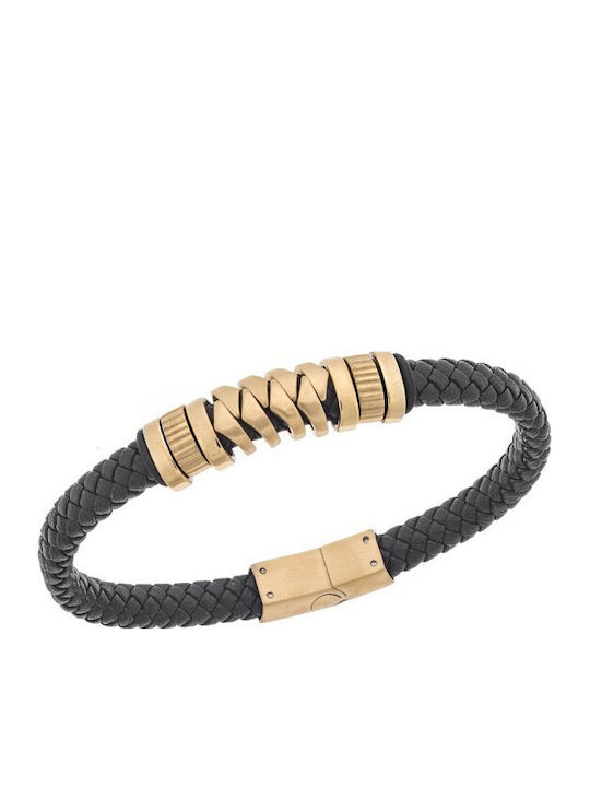Senza Men's Leather Bracelet