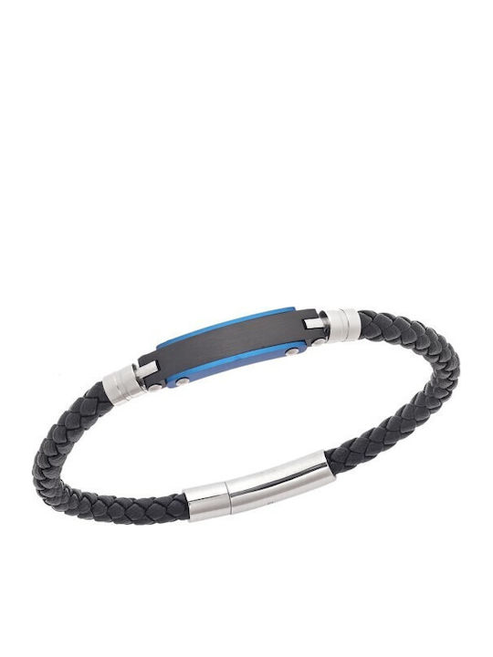 Senza Men's Leather Bracelet