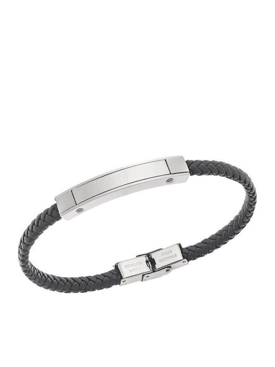 Senza Men's Leather Bracelet