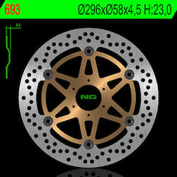 Ng Front Brake Disc Honda Cb 600f/s Hornet 00-06 296x58x4.5 6x6.5mm Gl 1800 01-16