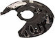 Bremsscheibenschutz Volkswagen Rückseite Eos Golf Jetta Scirocco 07-17 Rechts 1q0615612f