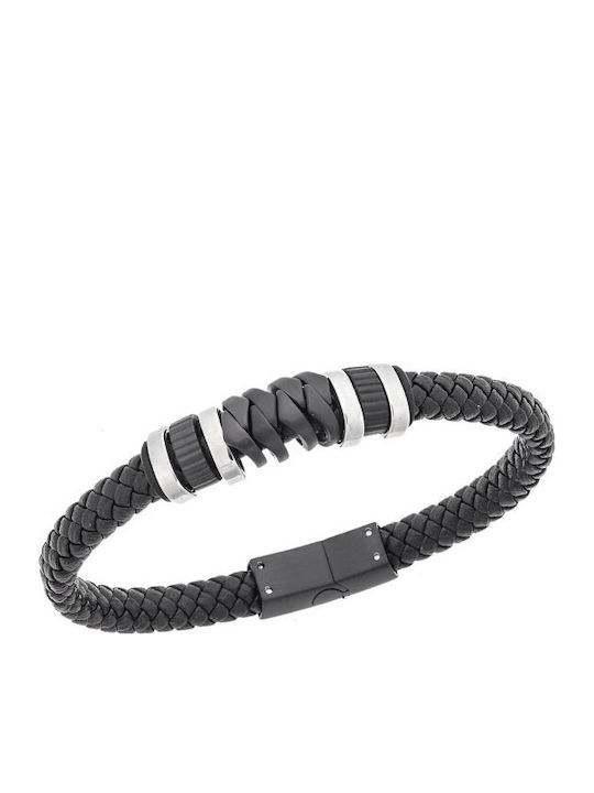 Senza Men's Leather Bracelet