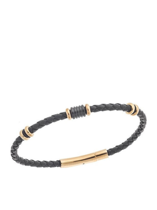 Senza Men's Leather Bracelet