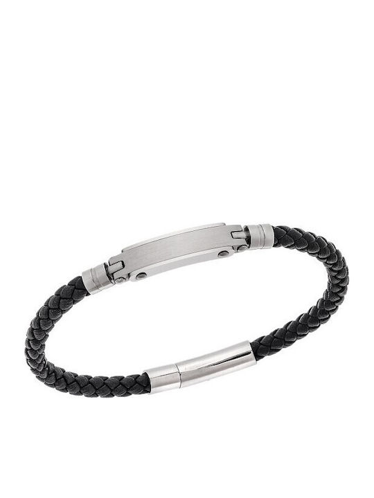 Senza Men's Leather Bracelet