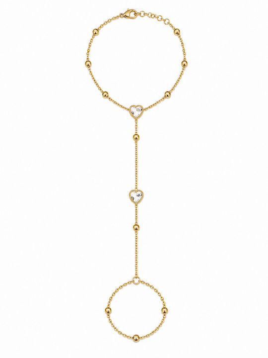 Nire Brățară Pentru Femei Cu Design Inima Cu Zircon