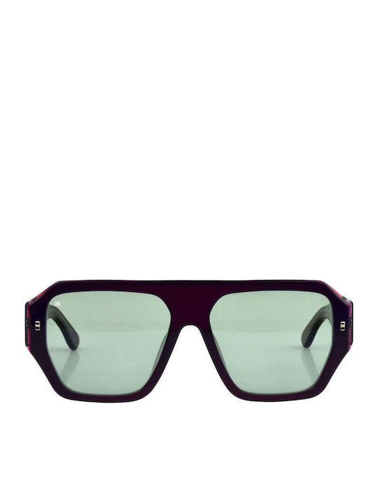 Red Raven Margot Unisex Ochelari de Soare cu Ramă din Plastic Violet Verde Polarizați