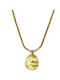 Dorian Gray Snake Design Necklace Made of Gold Plated Steel Grey