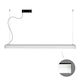 Viokef LED Commercial Linear Ceiling Light Natu...