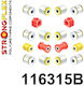 Strongflex Mercedes SLK R171 04-11 Sport Polyurethane Bushes Set 18 Pcs 116315b