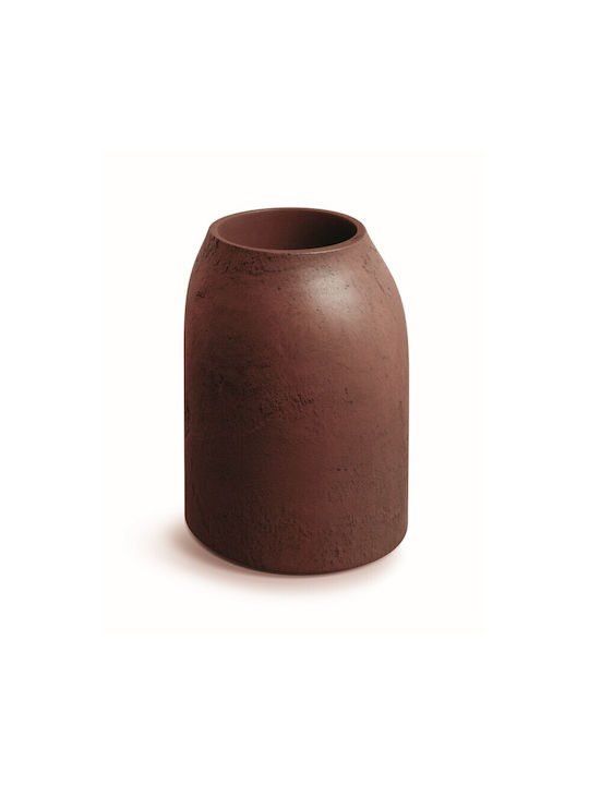 Ethick Kunststoff-Blumentopf Rot-Ocker 48x48x60cm