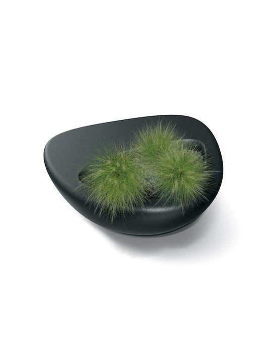 Ethick Kunststoff Blumentopf Graphit