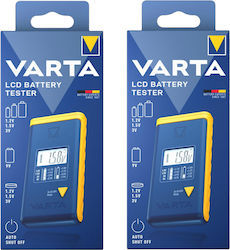 Varta Lcd Battery Tester Battery Rechargeable Battery Meter Display X2