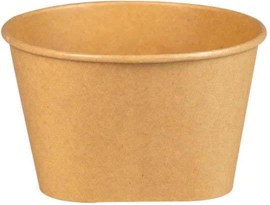 Χάρτινα Kraft Μπωλ Φαγητού Τετράγωνη Βάση 850ml 50τεμ