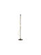 Aca LED Floor Lamp with Warm White Light 690lm Black