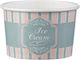 Intertan Set 50 Paper Ice Cream Bowls with Capacity 118ml