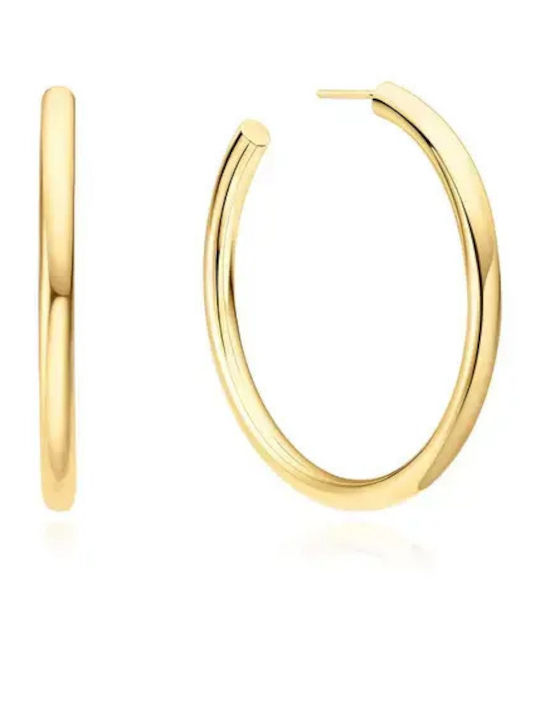 Ania Haie Earrings Hoops from Silver Gold Plated