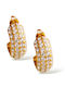 Touch Earrings Hoops Gold Plated Steel 17 225 Gold