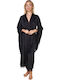 Comfort Summer Women's Robe Black