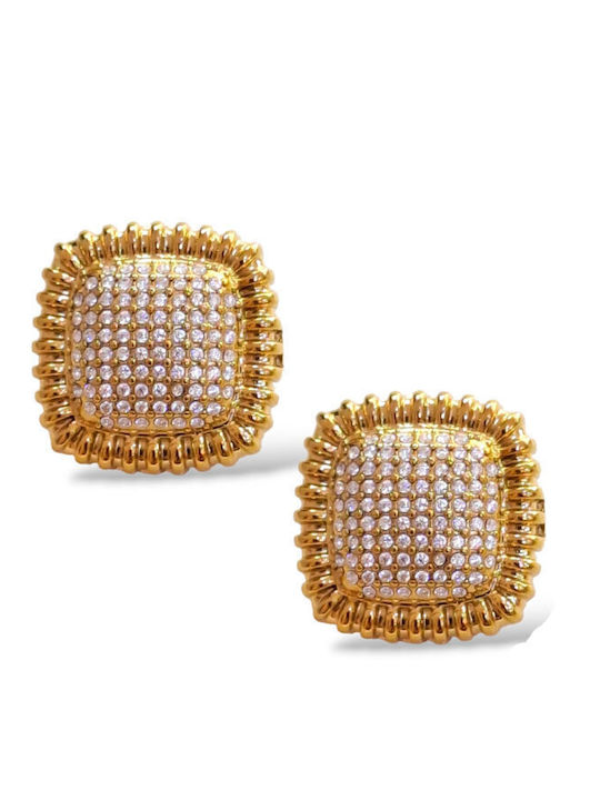 Touch Earrings Made Of Gold Plated Steel 12 214 Gold